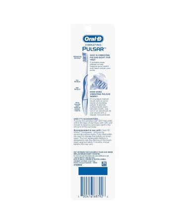 Oral-B Pulsar 3D White Advanced Vivid Soft Toothbrush - Twin Pack (Color may vary) - Buy Online on GoSupps.com