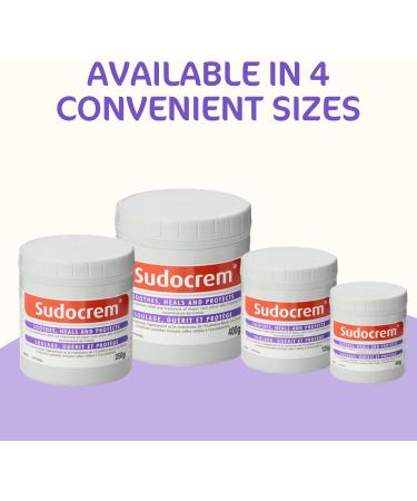 Sudocrem - Diaper Rash Cream for Baby Soothes Heals and Protects Relief and Treatment of Diaper Rash Zinc Oxide Cream - 400g 400g (Pack of 1) - Buy Online on GoSupps.com