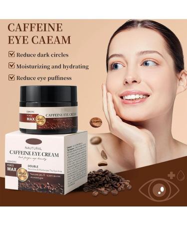 TUOSHITONG Eye Cream - Under Caffeine Eye Cream for Hydrating Under Eyes Care Dark Circles Puffiness & Puffy Bags in Morning and Evening Routine Suitable for All Skin Types 1.76 oz - Buy Online on GoSupps.com