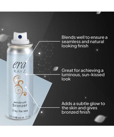 ERA Rayz Spray on Bronzer - Airbrush Makeup for Everyday Use Buildable & Professional 1.5 oz | Era Beauty - Buy Online on GoSupps.com