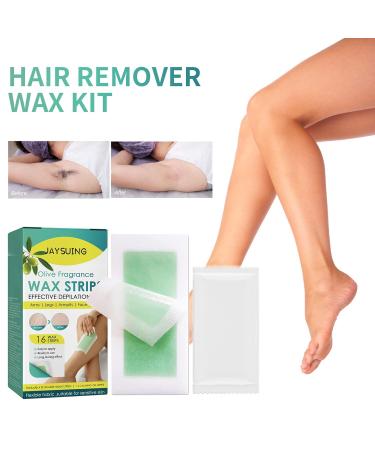 Rapid Effective Wax Strips for Hair Removal - Double-Sided Long-Lasting Safe for Women & Men | Perfect for Legs Arms Neck and Face - Buy Online on GoSupps.com