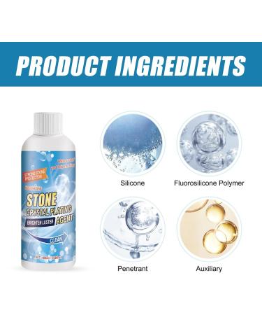 Cohbskj Stone Crystal Plating Agent Stone Stain Remover Cleaner Marble Cleaner Stain Remover Effectively Removes Oxidation and Rust Stains (1 PCS) - Buy Online on GoSupps.com