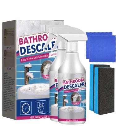 Acssart Foam Cleaner Acssart Bathroom Descaler Bathroom Descaler Cleaner All-Purpose Bathroom Descaler Foam Spray (2 Bottle-2.02 oz)
