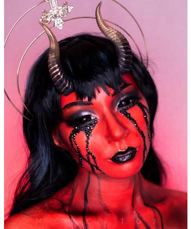 Mysense Cream-Blendable Red Face Body Paint Stick (1.06 Oz) Red Makeup Stick for Adults Children Halloween Cosplay Joker Clown SFX Makeup Waterproof Red Eye Black Stick - Buy Online on GoSupps.com