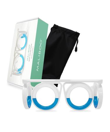 Maliboo Anti- Motion Sickness Glasses Anti- Nausea Car Sickness Seasickness Sports Gaming Travel Liquid Lens Frameless for Adults and Children
