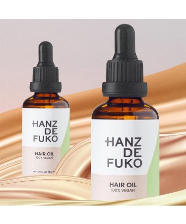 Hanz de Fuko Vegan Hair and Beard Oil - Hydrating Oil for Softer Hair, Smoother Beard - Supports Growth and Health - 1.76 oz - Buy Online on GoSupps.com