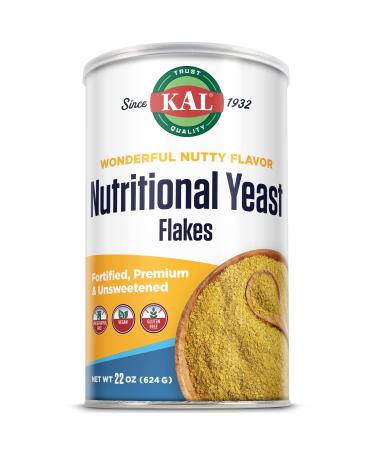KAL Nutritional Yeast Flakes Unsweetened 22 oz (624 g)