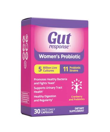 Women s Probiotic Slows Down Digestive Aging Boosts Immune System Supports UT & Feminine Health Cranberry Extract Non-GMO Gluten Free & Soy Free 5 Billion CFU 30 Capsules