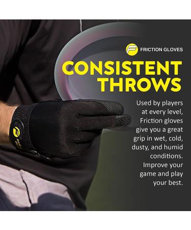 Friction Gloves - Rubberized Disc Golf Gloves for Ultimate Grip - Adult Medium - Buy Online on GoSupps.com