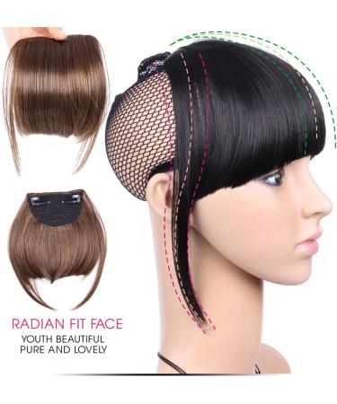 Bangs Hair Clip Clip in Bangs Synthetic Fake Blunt Hair Bangs Hair Extension Neat Front Fake Fringe Natural False Hairpiece for Women Hairpieces (Color : 613 Size : 6inches) 6inches 613 - Buy Online on GoSupps.com
