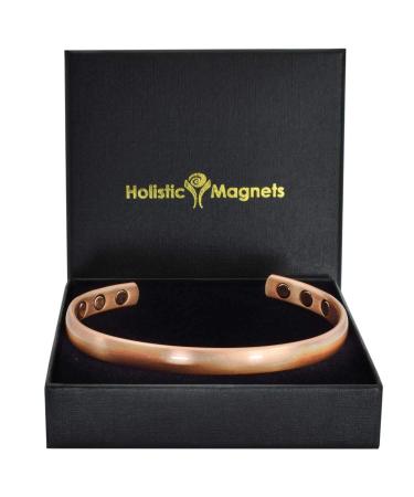 Holistic Magnets Bio Magnetic Arm Band women Men's pure copper arthritis tendinitis wrist joint healing bracelet gifts for men (CR)-class (m: wrist 16.5-19.5cm)