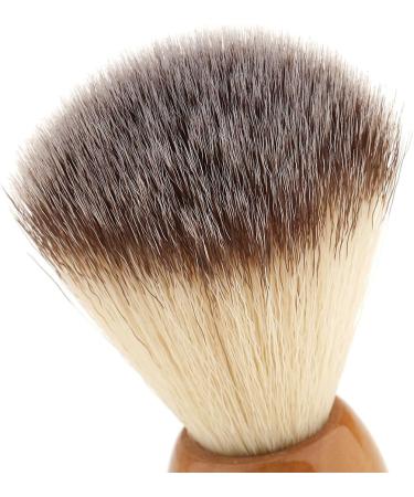 Stylish Stainless Steel Razor Holder & Wood Shaving Brush Set for Men | Practical Male Grooming Kit - 11.5x12.5cm - Buy Online on GoSupps.com