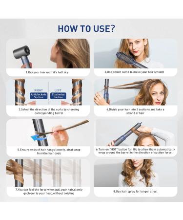 TANSHINE Blow Dryer Brush - 5 in 1 High-Speed Hot Air Styler for Fast Drying Curling Volumizing & Straightening | International Shipping Available - Buy Online on GoSupps.com