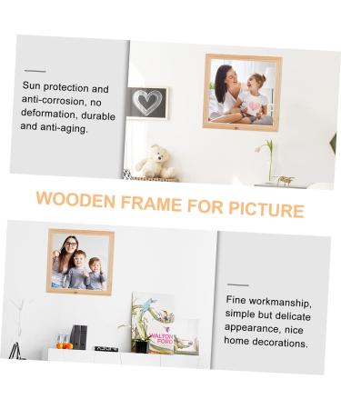Zerodeko 5pcs Empty Frame Solid Wood Picture Frame Metal Picture Frames Photo Collage Frame Gallery Wall Frame Frames for Painting Pinus Sylvestris Office Household Poster Frame - Buy Online on GoSupps.com
