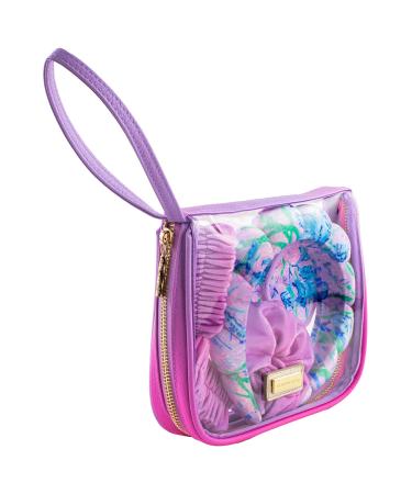 Lilly Pulitzer Self Care Kit - Spa Gift Set for Women | Spa Headband Face Wash Pads Wristbands & Scrunchie | Secret Escape - Buy Online on GoSupps.com