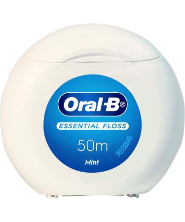 Buy Oral-B Essential Waxed Dental Floss - 50m for Superior Plaque Removal | International Shipping Available - Buy Online on GoSupps.com