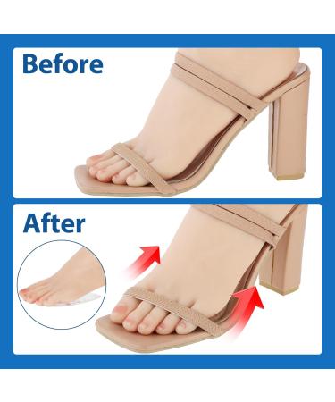 Ouligay Silicone Forefoot Cushions - 3 Pairs Reusable Anti-Slip Gel Pads for High Heels - Washable Foot Comfort for Women - Buy Online on GoSupps.com