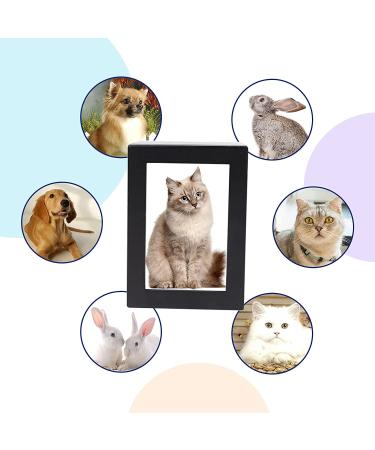 NEW DREAM Pet Cremation Box with Photo Frame | Dog Ashes Urn - Wood Keepsake Memorial Urn for Cats or Dogs (Black) - Buy Online on GoSupps.com