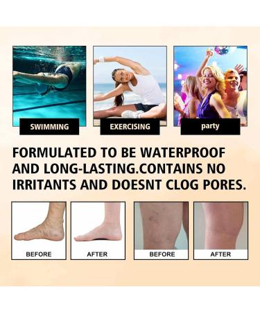 Teint Couvrant Imperfections Tatouage Cicatrice Pour Le Corps Teint Creme Imperm able Longue Dur e Matte Pour Les Bras Les Jambes Le Dos Le Ventre - Buy Online on GoSupps.com