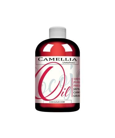 Japanese Camellia Seed Oil - 100% Pure, Unrefined, Cold Pressed, Non-GMO Bulk Carrier - 8 oz - for Skin, Hair, Nails, Body, Facial Hair - Hydrating Moisturizing Vegan Nourishing - Packaging May Vary - Buy Online on GoSupps.com