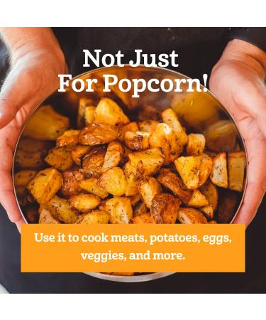 Franklin's Gourmet Popcorn Butter Flavored Coconut Oil - 14 oz Tub - Healthy & Delicious Movie Theater Taste - Gluten-Free, Vegan - Made in USA - Buy Online on GoSupps.com