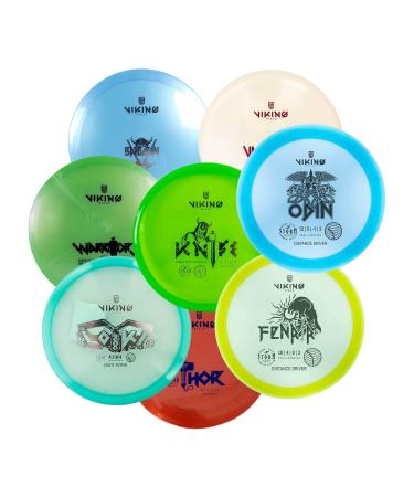 Viking Discs 8-Disc Tournament Set for Disc Golf - Advanced Disc Golf Equipment Bulk Set