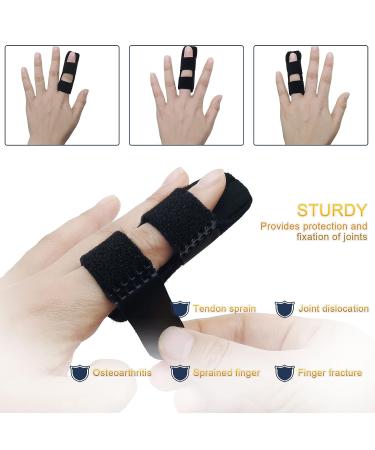 Adjustable Finger Splint Set for Trigger Finger Support - 3 Pcs Trigger Finger Brace for Immobilization & Straightening - Suitable for All Fingers - Buy Online on GoSupps.com