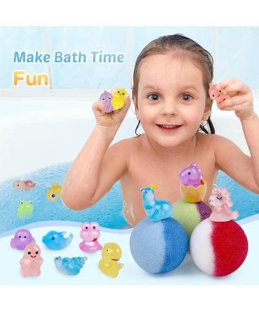 Bombes de bain pour enfants 24 bombes de bain avec surprise phosphorescente l'int rieur bain moussant color naturel et biologique pour enfants cadeau parfait pour gar ons et filles - Buy Online on GoSupps.com