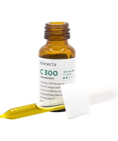  Enecta Enecta C300 - Italian hemp extract oil with 3% hypoallergenic CBD certified and dermatologically tested on even the most sensitive skin. 10ml bottle with a convenient dropper. - Buy Online on GoSupps.com