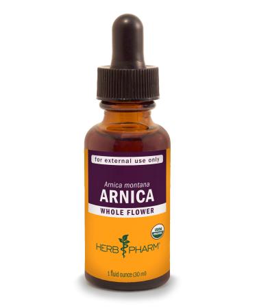 Herb Pharm Certified Organic Arnica Liquid Extract for Minor Pain Support 1 Fl Oz 1 Fl Oz (Pack of 1) - Buy Online on GoSupps.com