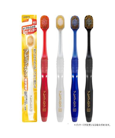 Ebisu Premium Care Toothbrush 6 Columns Regular Softer 3-Pack (Random Color) - Buy Online on GoSupps.com