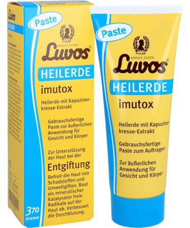 Luvos Healing Earth Imutox 370g Paste - Natural Detox & Skin Therapy | International Shipping Available - Buy Online on GoSupps.com