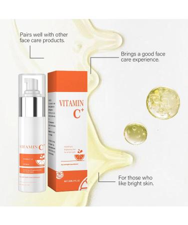 S rum visage la vitamine C s rum anti- ge au r tinol et la vitamine E pour une peau clatante r duit les rides et ridules illumine la peau terne hydrate et raffermit (3pcs) - Buy Online on GoSupps.com