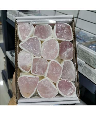 Natural Crystal Rough Natural Rough Rose Quartz Crystal Stones Irregular Shape Pink Stones Specimen Crystal - Buy Online on GoSupps.com