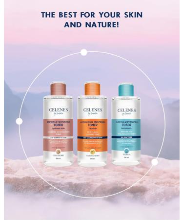 Celenes by Sweden Cloudberry Glycolic Acid Toner 200 mL Hydrating Toner & Vitamin C Niacinamide Toner - Soothing & Brightening Toner - Face Toner for Sensitive Skin & Dry Skin Paraben/Alcohol Free Dry & Sensitive Skin - Buy Online on GoSupps.com