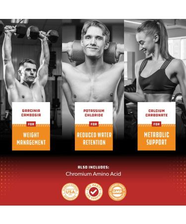 Pure Garcinia Cambogia Weight Loss Pills 95% HCA - Natural Appetite Suppressant for Women and Men - Herbal Supplement for Fast Acting Energy and Diet Support - Buy Online on GoSupps.com
