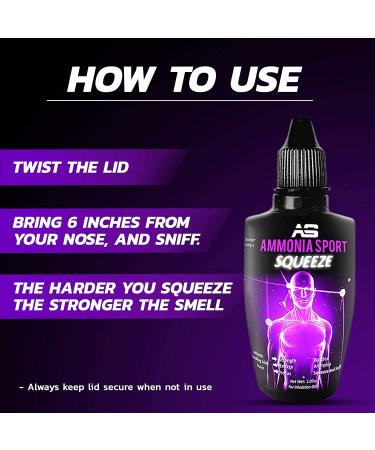 AmmoniaSport Smelling Salts for Athletes - Pre-Activated Powerlifting Inhalant with Multiple Uses - Rush Alert Supplement for Energy and Focus - Buy Online on GoSupps.com