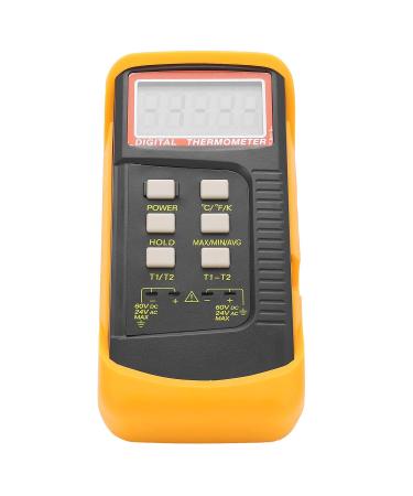 LANTRO JS DT6802 Dual-Channel Digital Temperature Meter | Accurate Indoor & Outdoor Thermometer for Home Monitoring - Buy Now Internationally - Buy Online on GoSupps.com