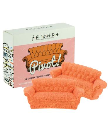 Paladone Friends TV Show Sofa Shaped Bath Fizzer Set Pink Tropical 1 Count