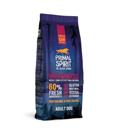 Primal Spirit 8436586310851 60% Wilderness Adult Dog Food 12 Kg