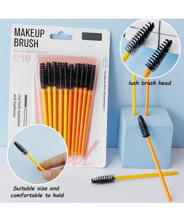 Buy 50Pcs 3-in-1 Reusable Lash Brushes | Bendable Mascara Wands & Spoolies for Eyelash Extensions & Eyebrows - International Shipping Available - Buy Online on GoSupps.com