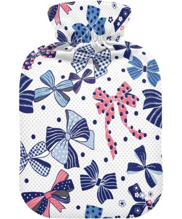NAANLE 1L Hot Water Bottle Transparent Flower Loop Design for Pain Relief & Heat Therapy | Ideal for Bed Hands & Feet - Buy Online on GoSupps.com