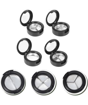Didiseaon 4 pi ces Bo te de Fard Paupi res Vide Ronde avec Plateau pour L vres Bo te de Rangement Cosm tique Portable et R sistante pour Maquillage de Voyage - Buy Online on GoSupps.com