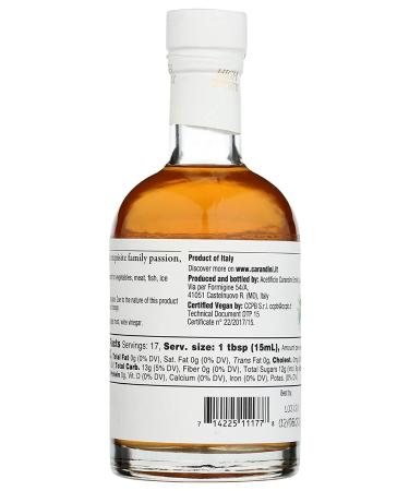 Carandini White Sweet Bianca Vinegar - 8.45 Fl Oz | Premium Italian Condiment - Buy Online on GoSupps.com