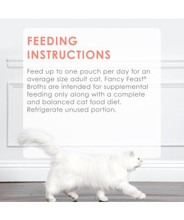 Fancy Feast Classic Broths Cat Food Complement Wild Salmon & Vegetables - 40 g Pouch (16 Pack) Salmon & Vegetables 16 - Buy Online on GoSupps.com