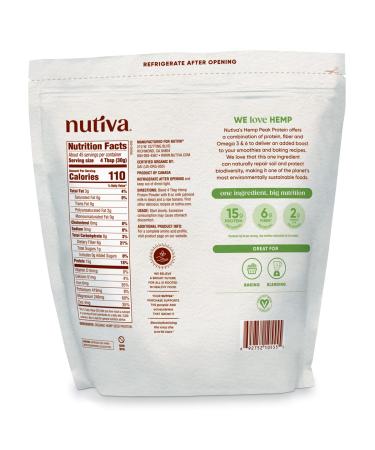 Nutiva Organic Hemp Protein 15g - 3 lbs (1.36kg) | Plant-Based Superfood - Buy Online on GoSupps.com