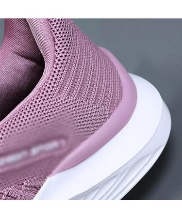 Dhaey Women's Orthopedic Sneakers - Arch Support, Plantar Fasciitis Relief, Diabetic Walking Shoes, Purple - Size 7 - Buy Online on GoSupps.com