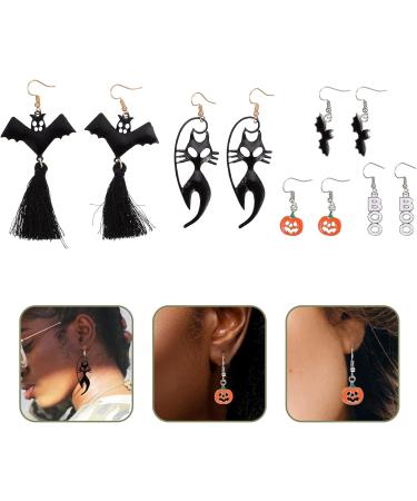 50 Pcs Halloween Earrings Festival Earrings Party Women (Assorted Color) - Buy Online on GoSupps.com