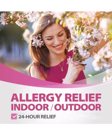 HealthA2Z Fexofenadine Hydrochloride 180mg | Antihistamine for Allergy Relief | 24-Hour Allergy Medicine | 3 Tablets Each in (Pack of 24) | 72 Caplets Total | Value Pack - Buy Online on GoSupps.com