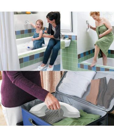Suction Grab Bars for Shower - Portable Bathroom Handles for Elderly & Children (2 Pack) - Buy Online on GoSupps.com